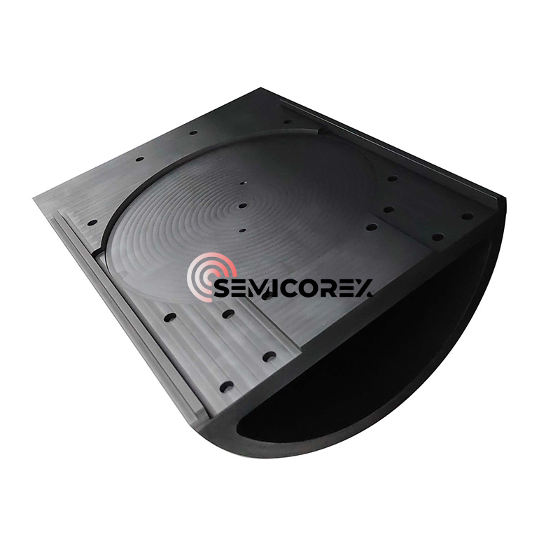 SiC కోటెడ్ హాఫ్‌మూన్ భాగాలు