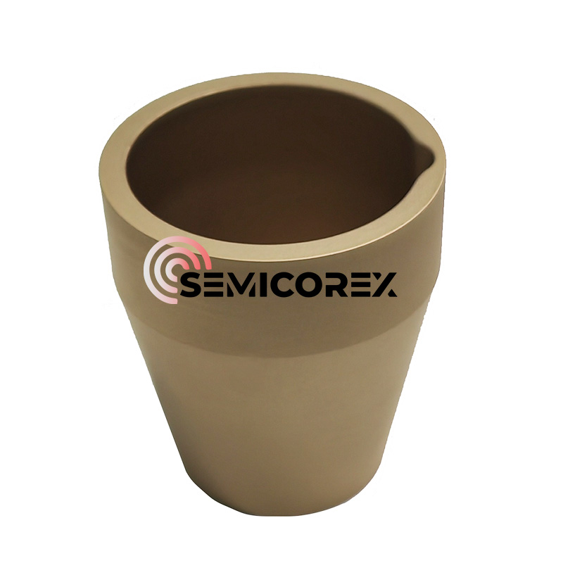 TaC కోటెడ్ గ్రాఫైట్ క్రూసిబుల్